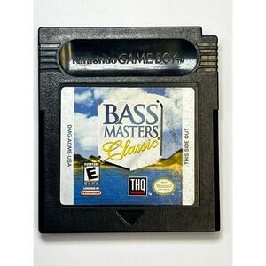 Nintendo Game Boy Bass Masters Classic Cartridge Authentic Tested Works